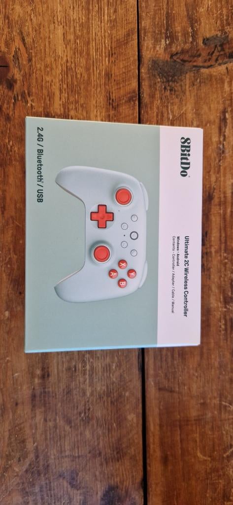 8BitDo Ultimate C Wireless Controller - Mint Edition (Nieuw), Nieuw, Ophalen of Verzenden, 8BitDo, PC