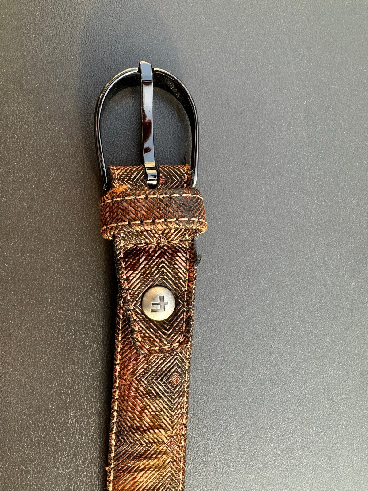 Floris van Bommel riem - Oranje - 100cm, Kleding | Dames, Riemen en Ceinturen, Ophalen of Verzenden, Gedragen, Overige kleuren