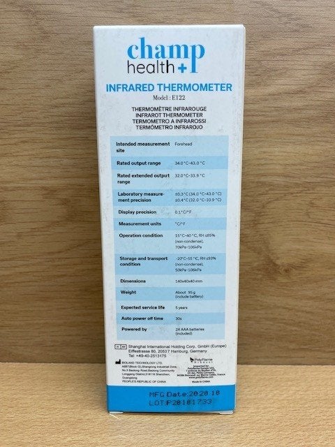 Thermometer digitaal infrarood., Diversen, Eddiys, Espel, Nieuw, Info@eddiys.eu
