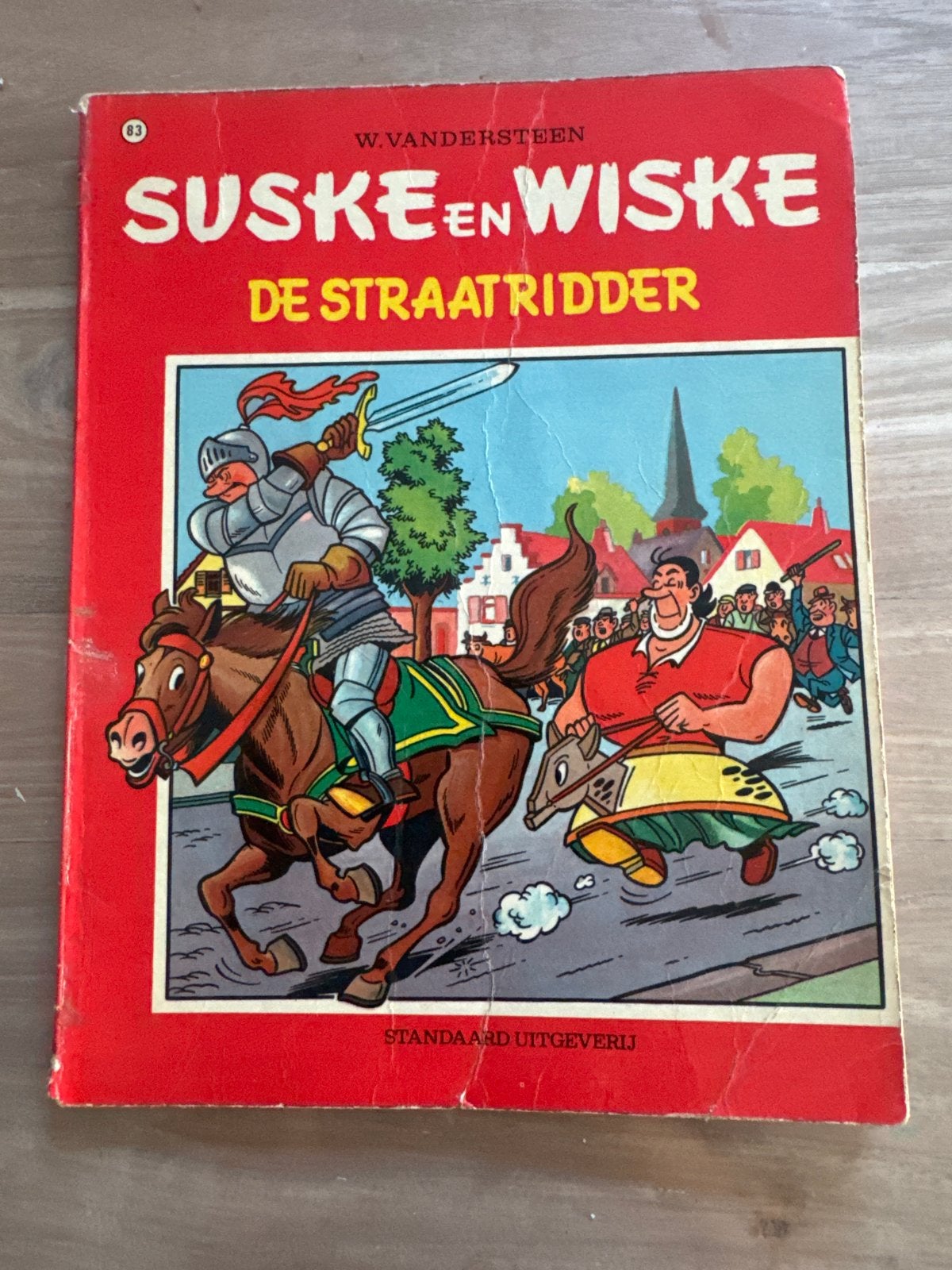 Suske en Wiske - De Straatridder (nr. 83), Eén stripboek, Ophalen of Verzenden, Gelezen