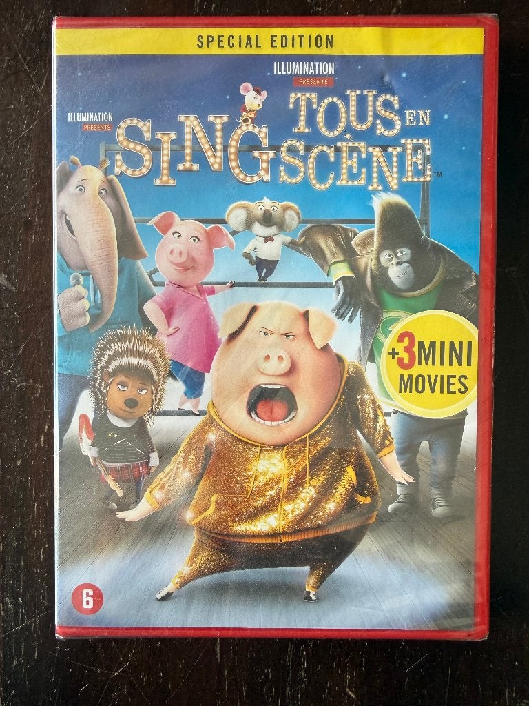Sing DVD nog nieuw in seal, Europees, Tekenfilm, Nederlands, Ophalen of Verzenden