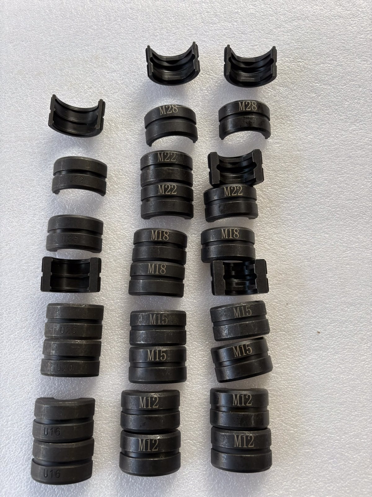 Pers tang inschuifblokken 1 set U blok 2 sets M blokken, Minder dan 30 cm, Verzenden, Overige typen, Minder dan 60 cm