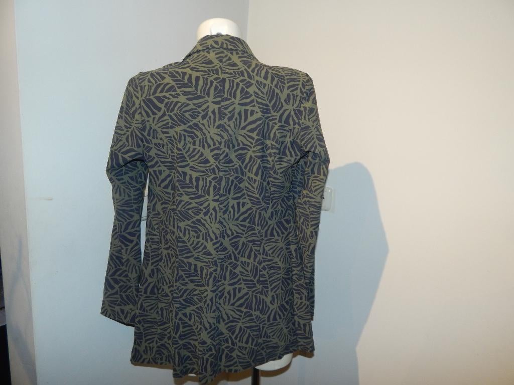 Studio Anneloes travel stof jasje blazer mooi motief S/M, Verzenden, Zo goed als nieuw, Jasje, Maat 36 (S)