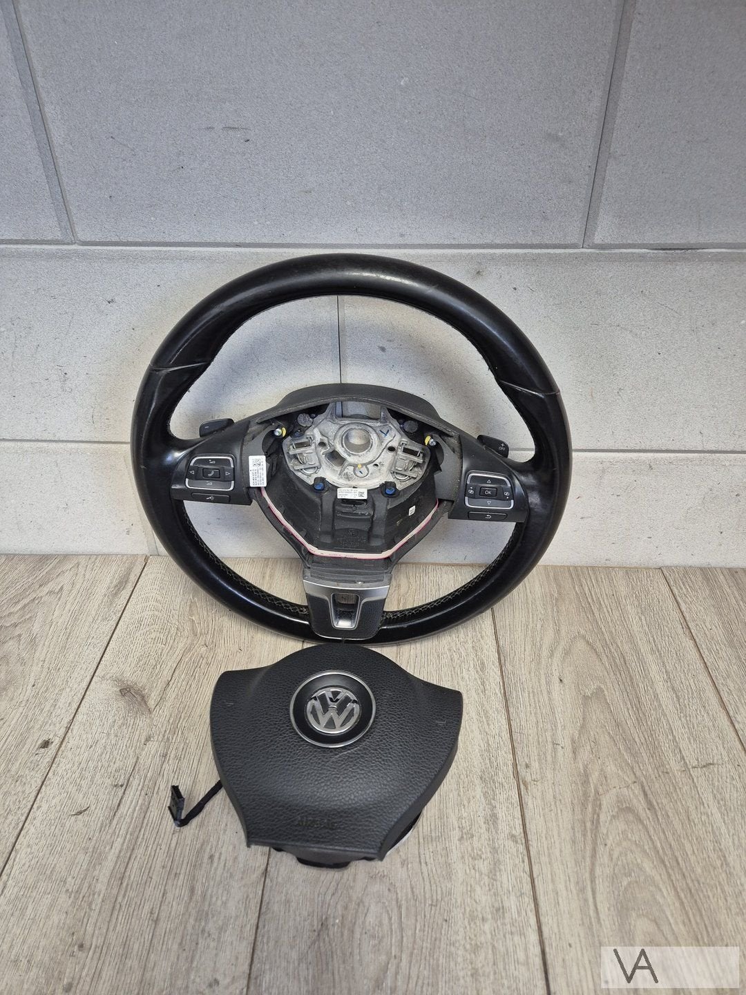 VW Golf 6 / Passat / Eos Stuur met airbag knoppen flippers, Auto-onderdelen, Gebruikt, -, Volkswagen, -