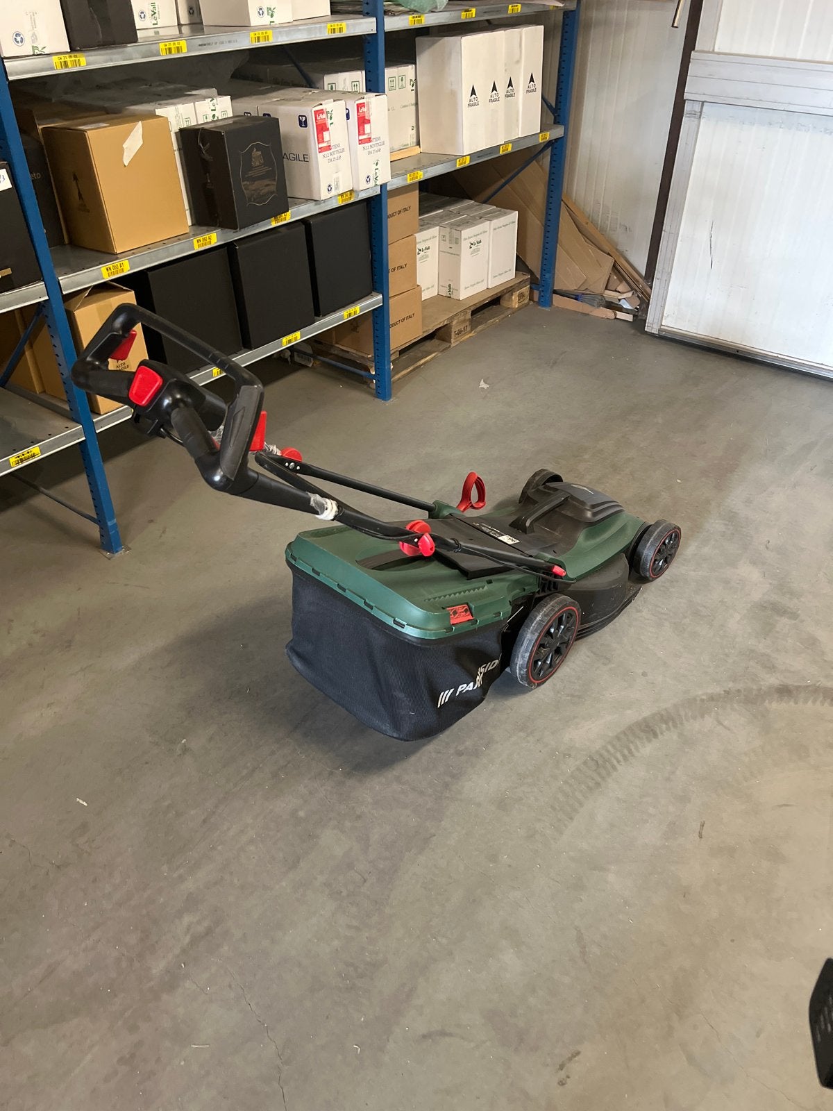 Parkside grasmaaier, Tuin en Terras, Grasmaaiers, Ophalen, Cirkelmaaier, Accu-grasmaaier, Zo goed als nieuw
