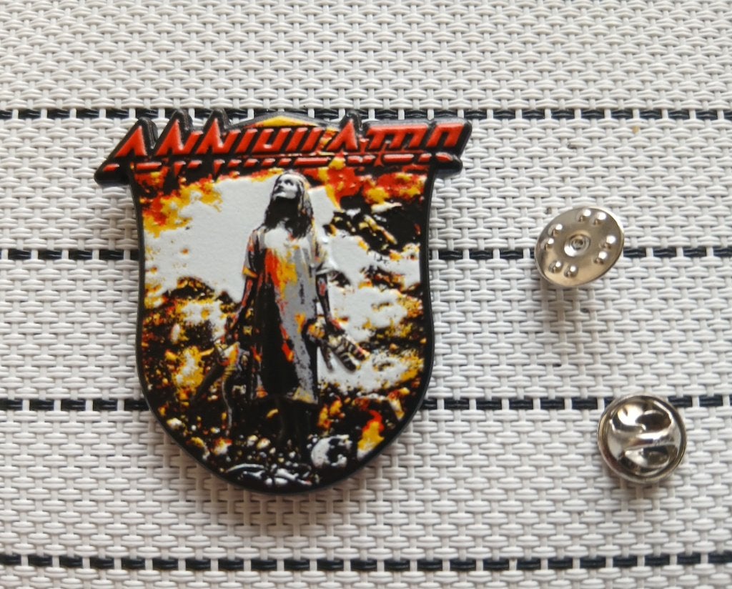 Annihilator  zeer mooie Alice in 3d pin speld badge metal, Ophalen of Verzenden, Nieuw, Overige typen