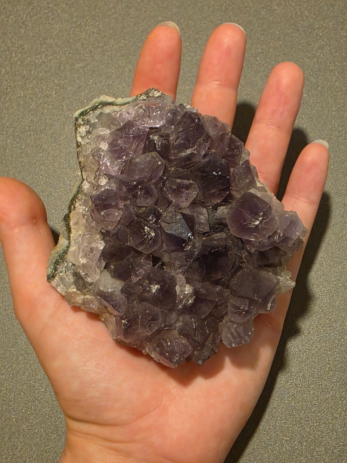 Ruwe amethist cluster, Ophalen of Verzenden
