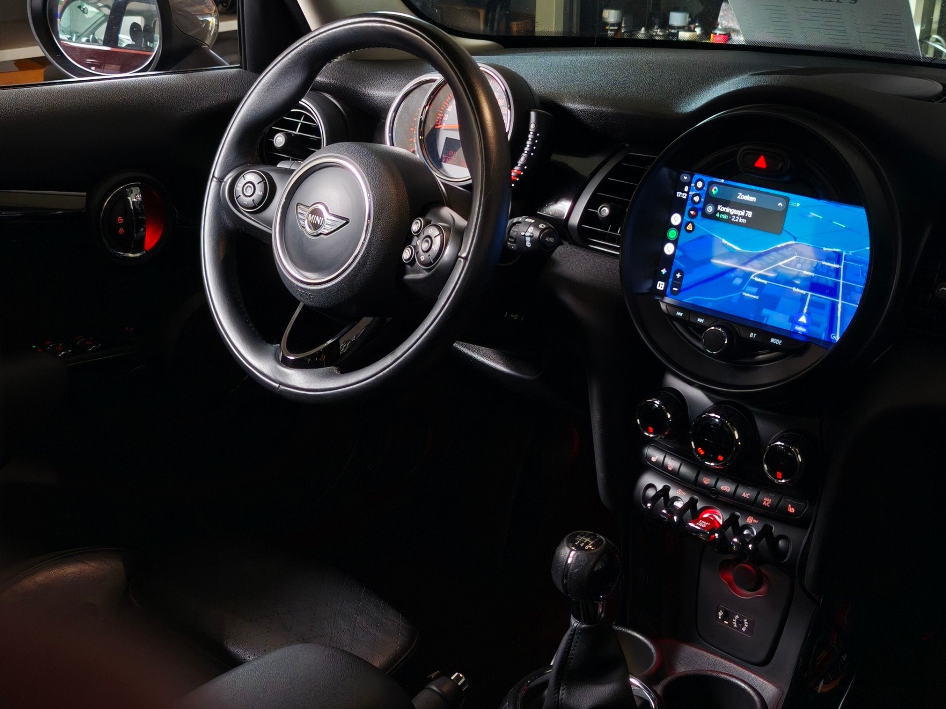 Mini 5-Deurs 1.5 Cooper SEVEN Apple Carplay, Auto's, Zwart, Zwart, Origineel Nederlands, Bedrijf