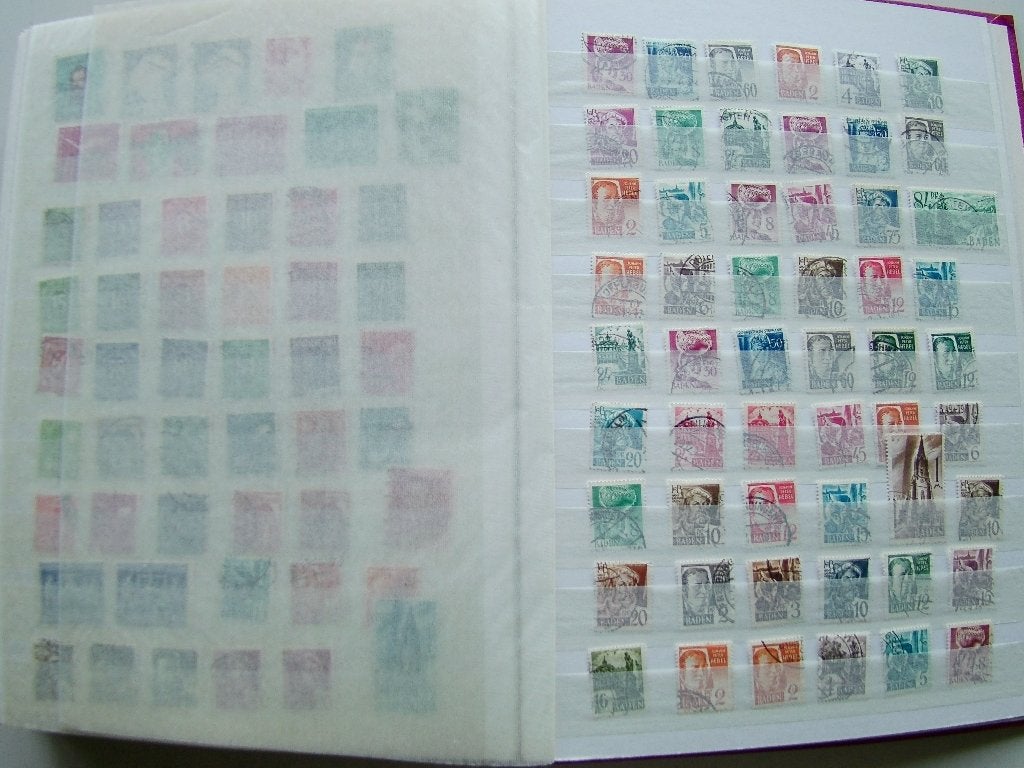 Dik stockboek 60 pagina; s vol oa USA, Rusland, Spanje, (m2455726055 ...