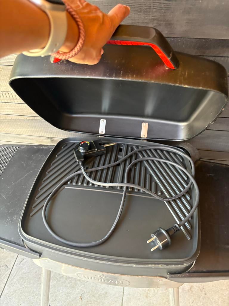 Buccan elektrische barbecue met standaard, Ophalen, Gebruikt
