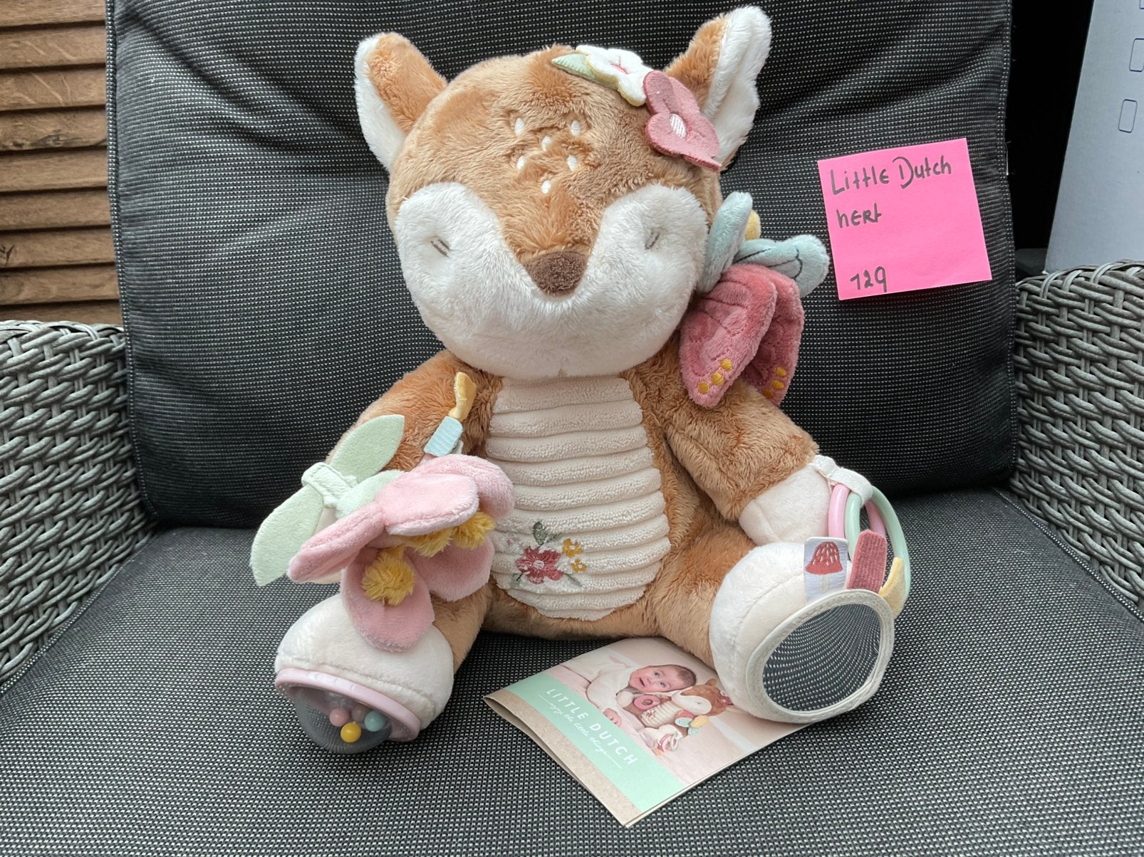 Nieuwe Little Dutch DEER Activity knuffel hertje knuffel, Ophalen, Nieuw, Overige typen, Little Dutch
