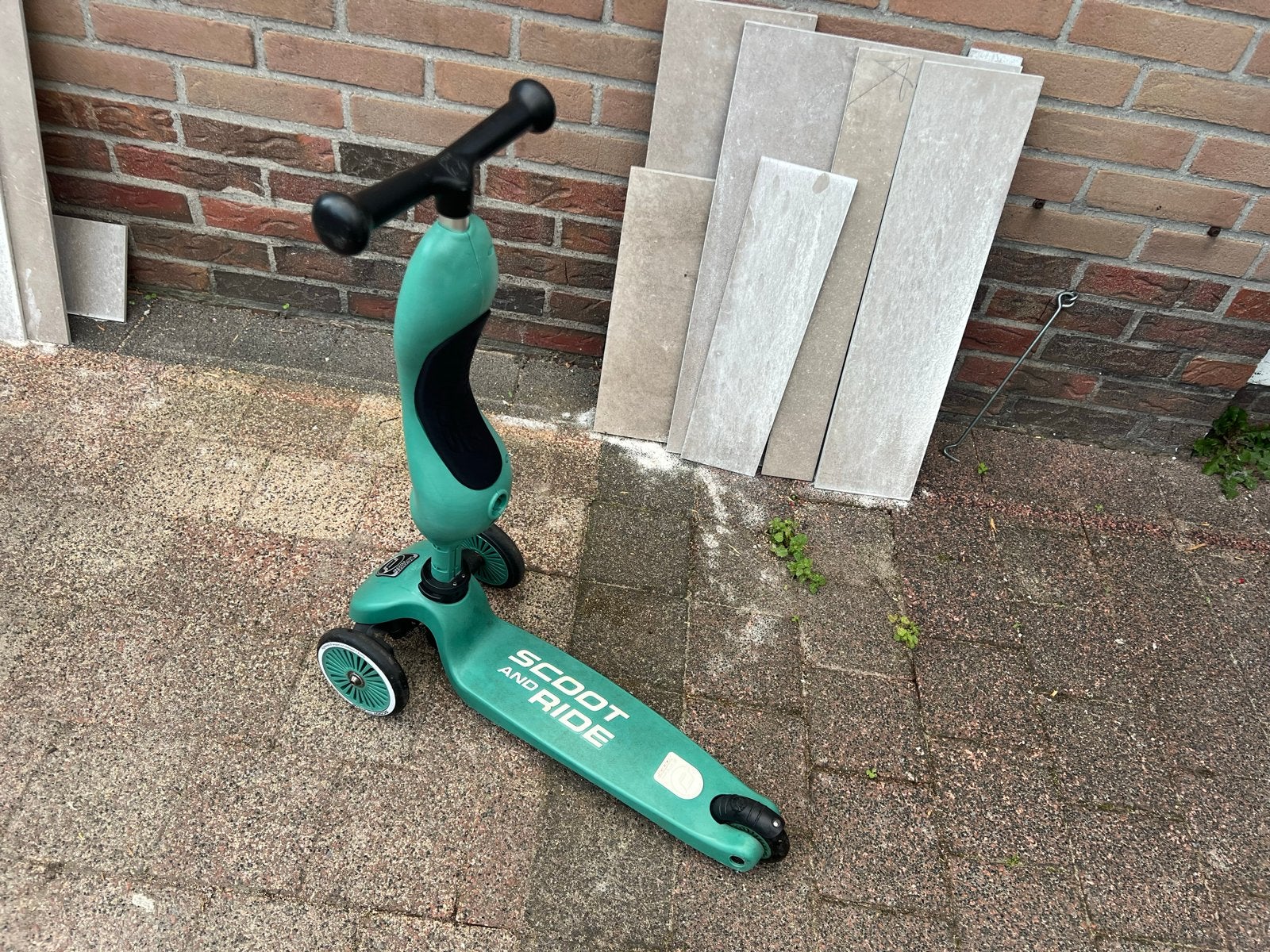 Scoot & Ride Highwaykick 1: Loopfiets & Step 2-in-1, Ophalen of Verzenden, Gebruikt, Gewone step