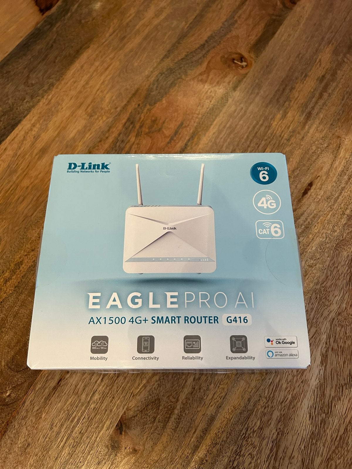 D-Link Eagle Pro AI AX1500 4G+ Smart Router G416, Ophalen of Verzenden, Zo goed als nieuw, Router