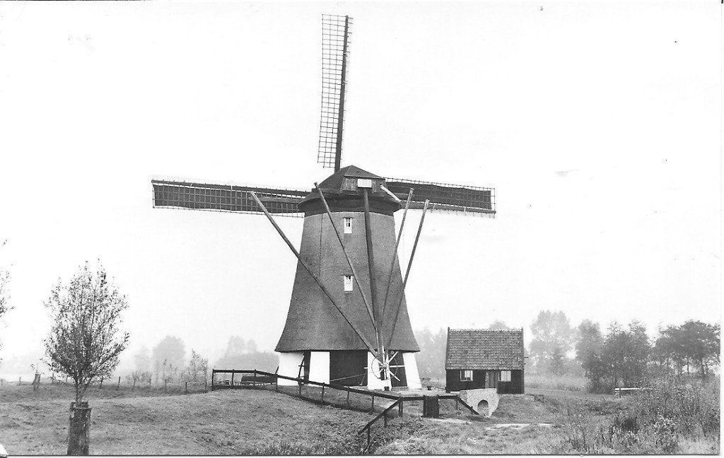 Ansichtkaart Poldermolen Zuilichem (1976), Verzamelen, Ophalen of Verzenden, 1960 tot 1980, Ongelopen, Gelderland