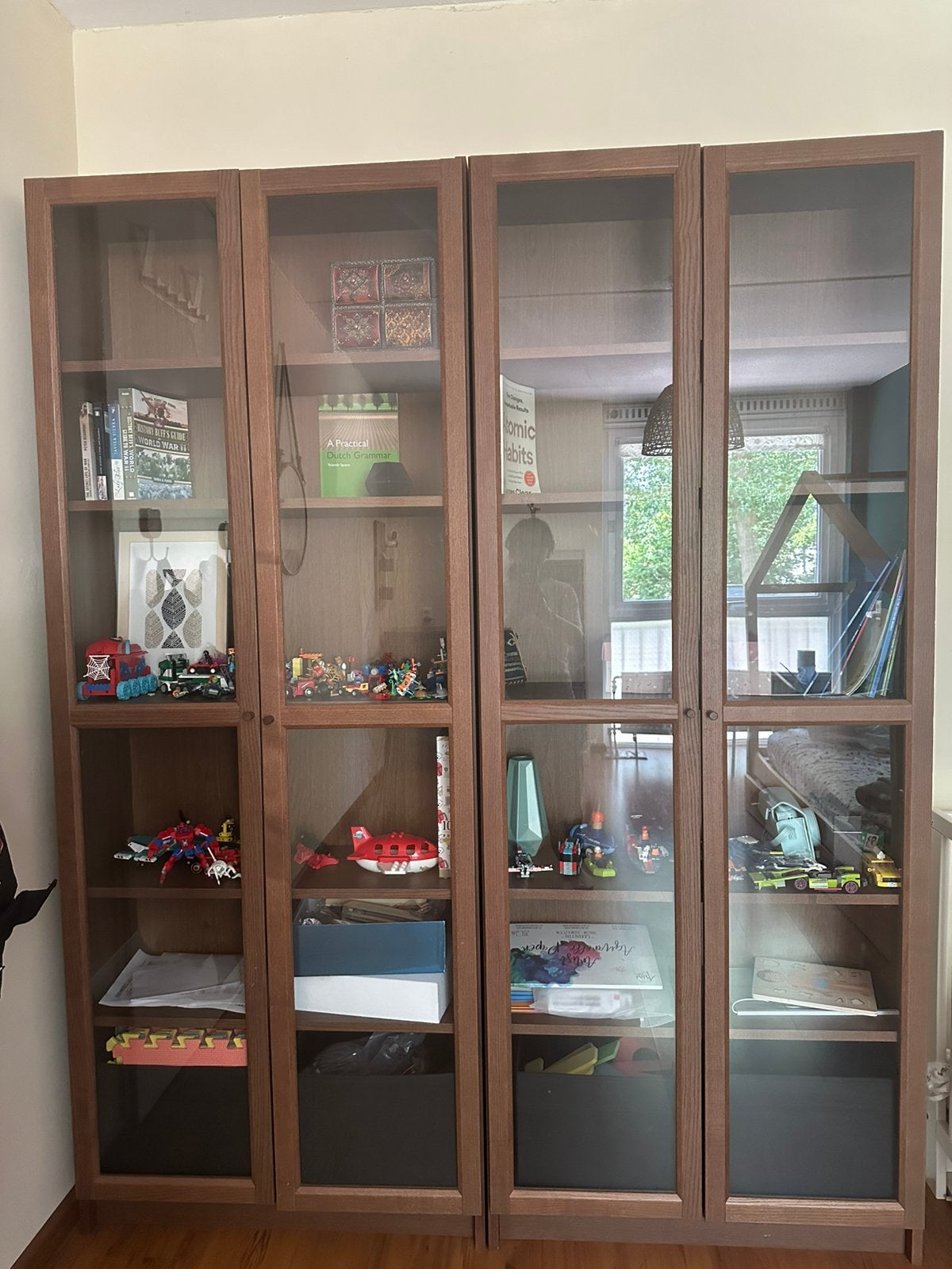 Ikea booken kast, Ophalen, 200 cm of meer, 50 tot 100 cm, Zo goed als nieuw
