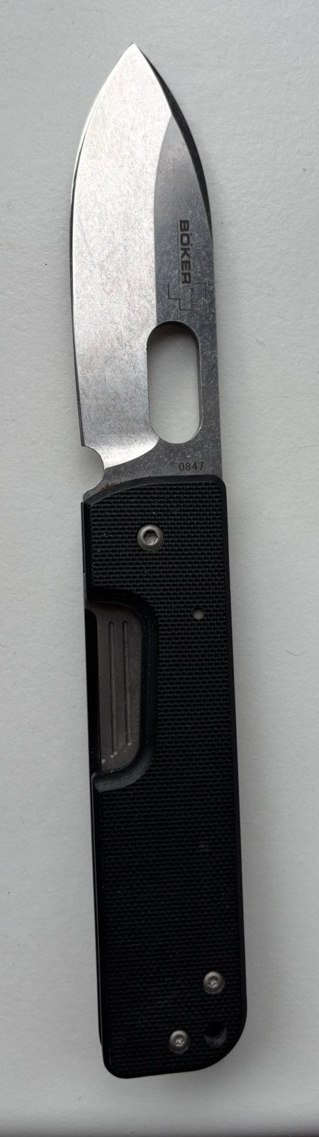 Boker plus lancer Serge Pachenko, Ophalen of Verzenden, Zo goed als nieuw