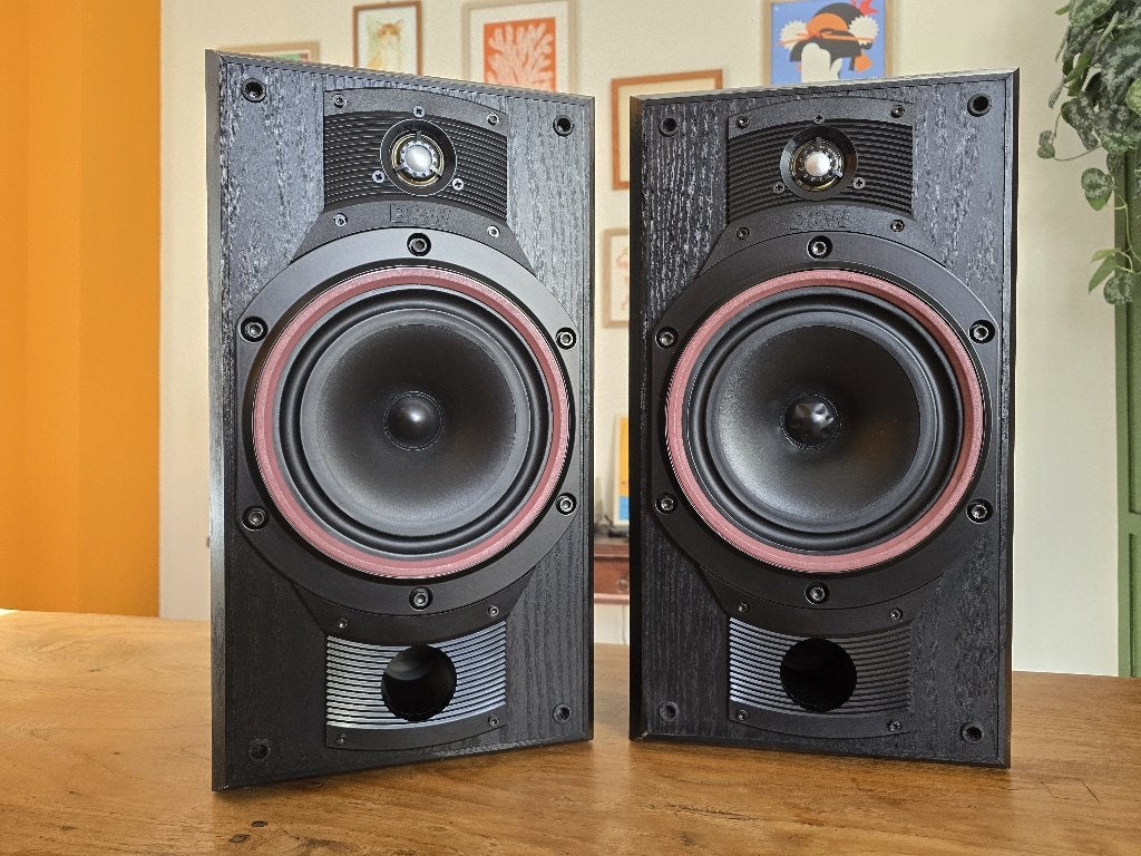 B&W DM310 90s Vintage Luidsprekers, Audio, Tv en Foto, Ophalen, Gebruikt, 60 tot 120 watt, Bowers & Wilkins (B&W)