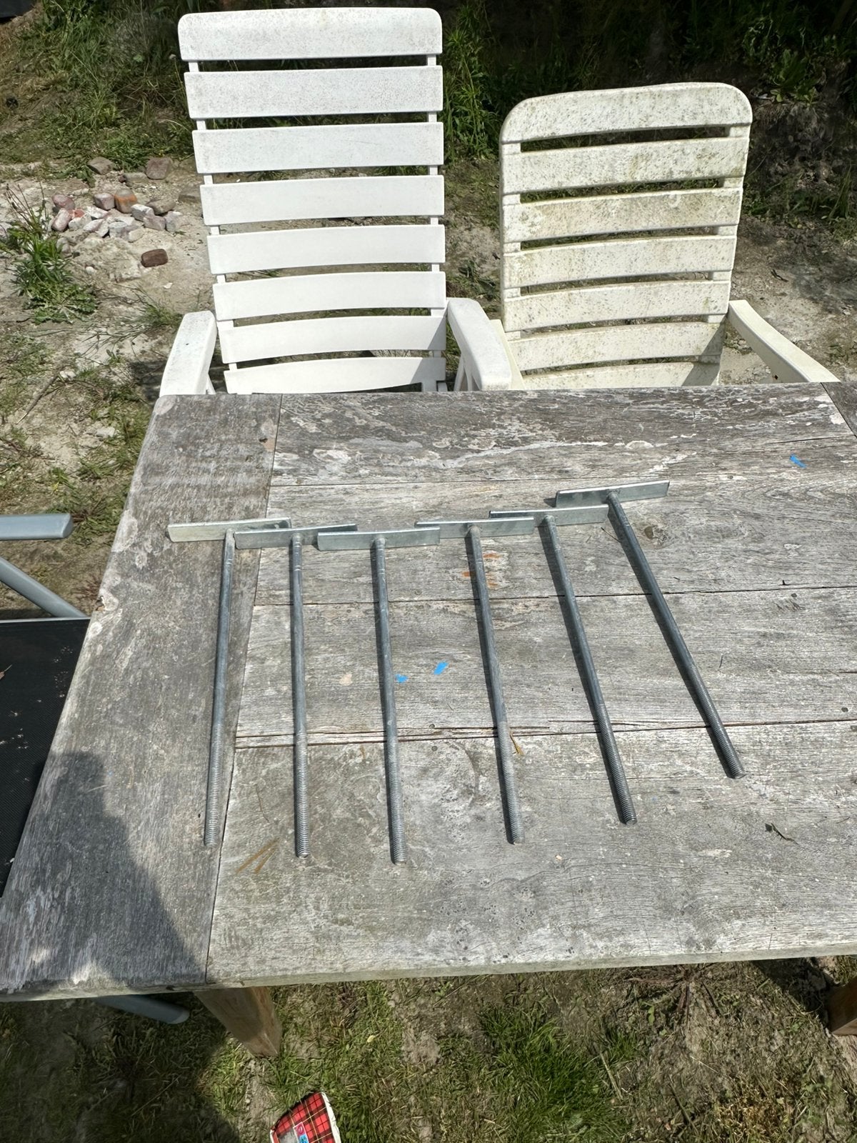 Muurplaatankers met schroefdraad 6 stuks, Ophalen of Verzenden, Nieuw