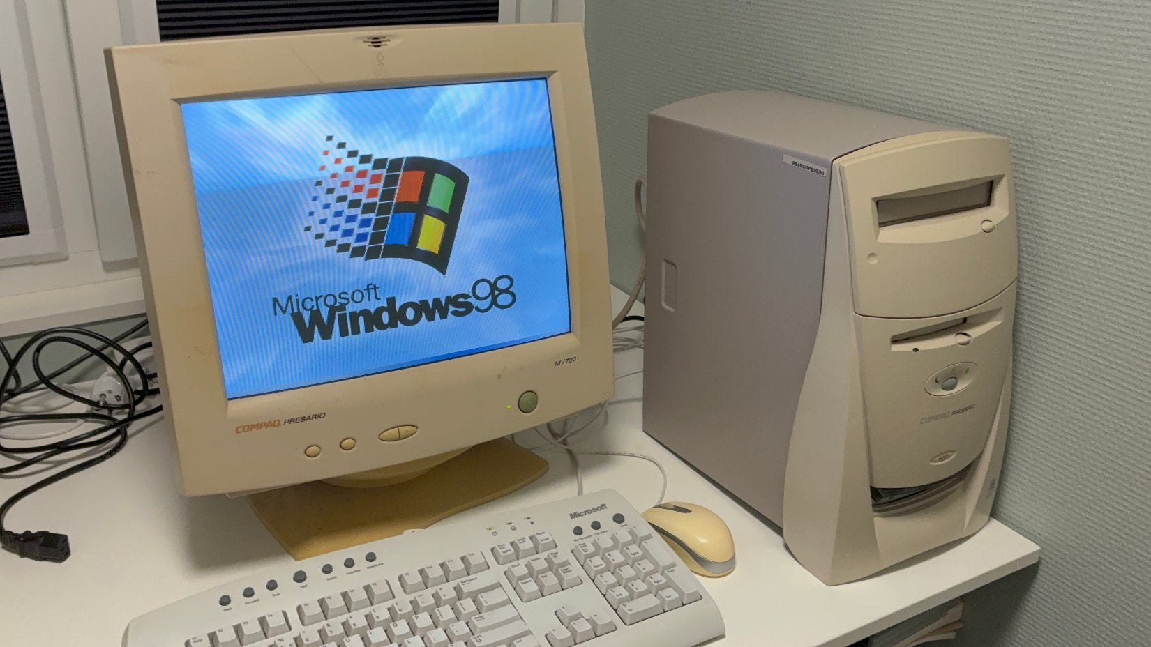 Vintage Compaq Presario 5221 PC (K6 64MB RAM) + Compaq MV700, Computers en Software, Ophalen, Compaq Presario