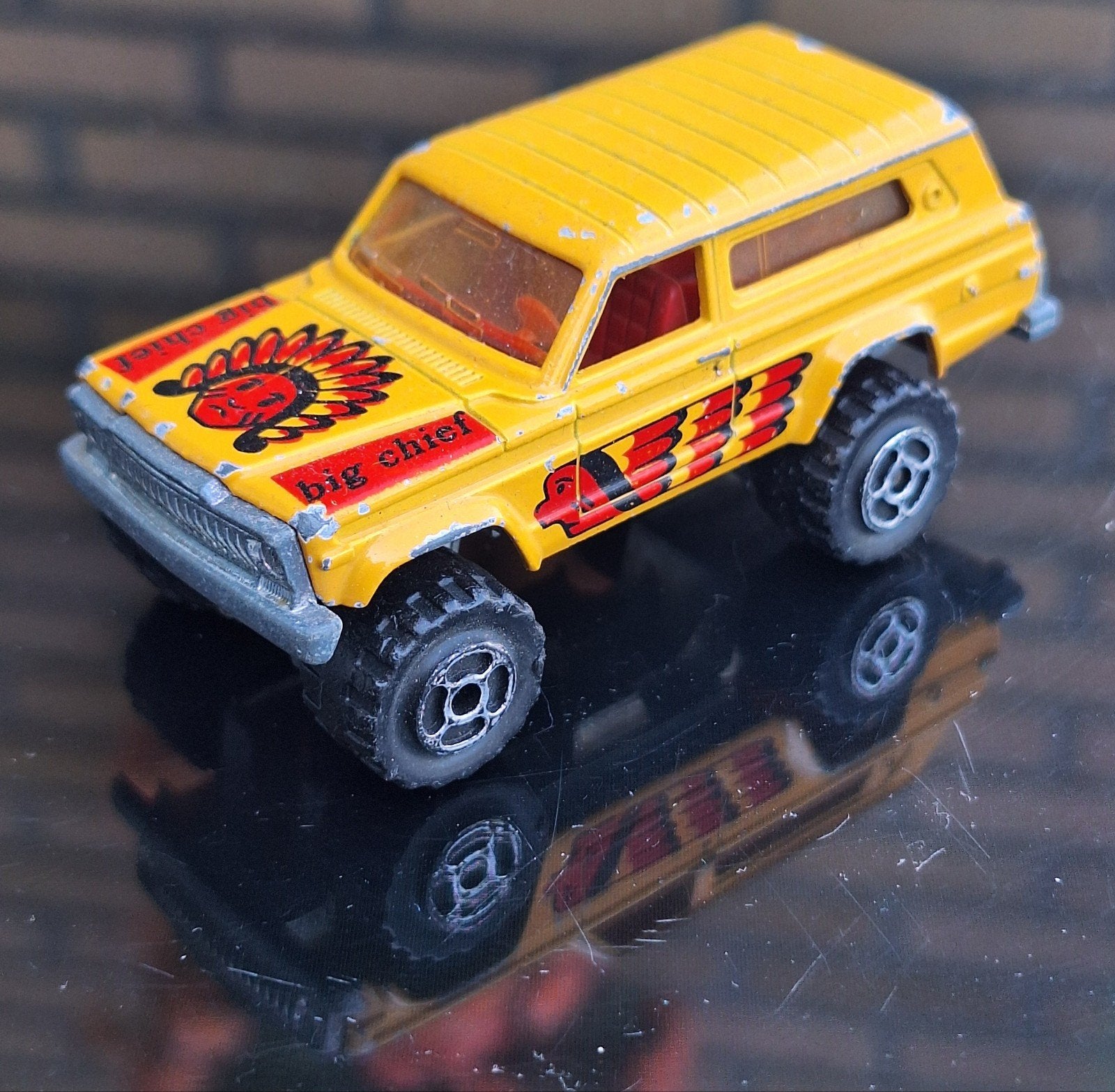 majorette 4x4 Cherokee, Ophalen of Verzenden, Gebruikt, Auto