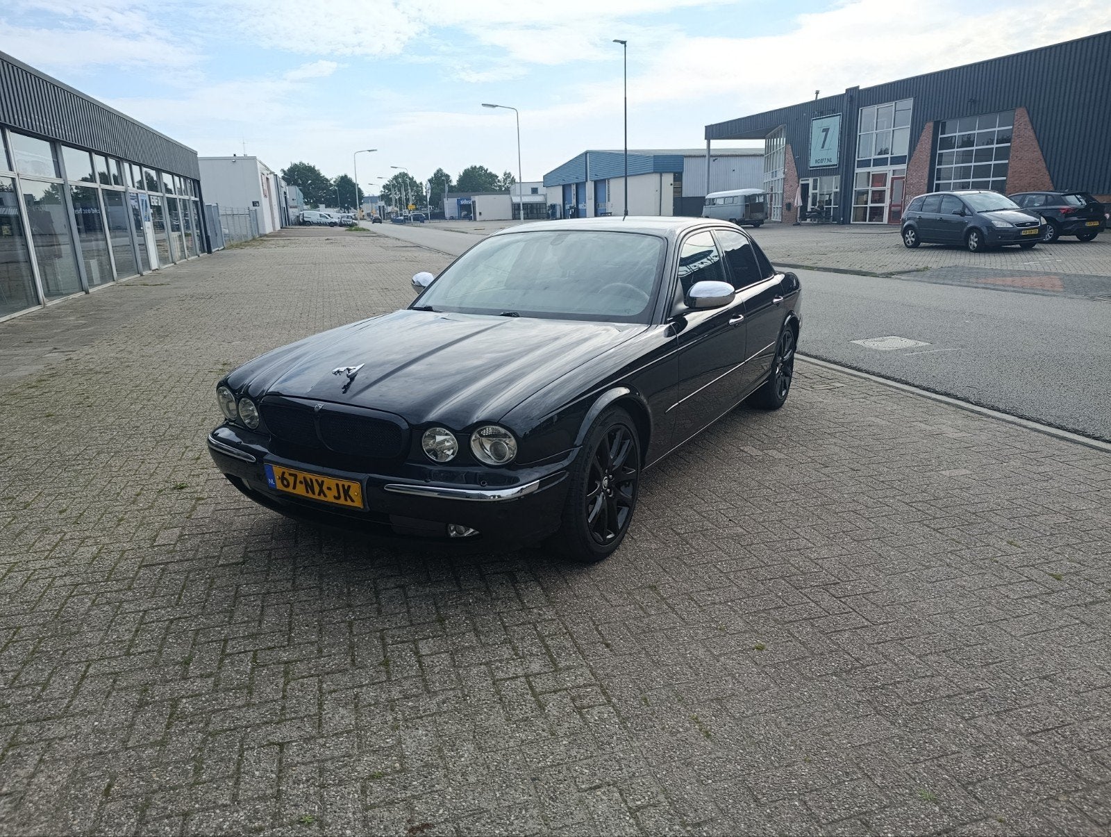 Jaguar XJ 3.5 AUT 2004 Zwart, Auto's, Automaat, Achterwielaandrijving, 8 cilinders, 258 pk