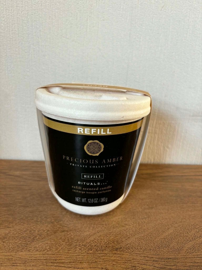 Rituals Precious Amber navulling geurkaars 360 g, Zwart, Nieuw, Ophalen of Verzenden, Rituals