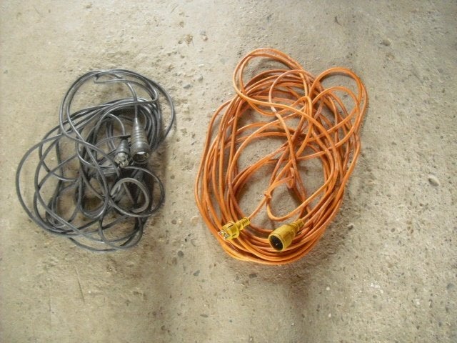 verleng snoeren geaard, Ophalen of Verzenden, Zo goed als nieuw, Kabel of Snoer