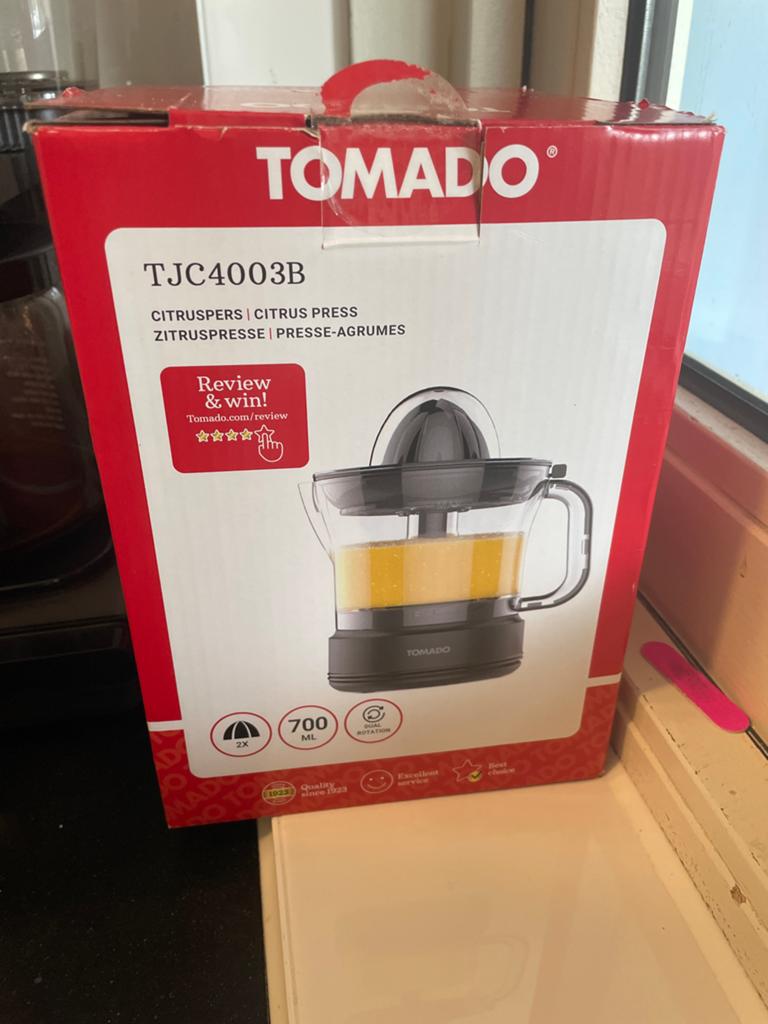 Tomado TJC4003B Citruspers - Nieuw in doos, Ophalen of Verzenden, Nieuw
