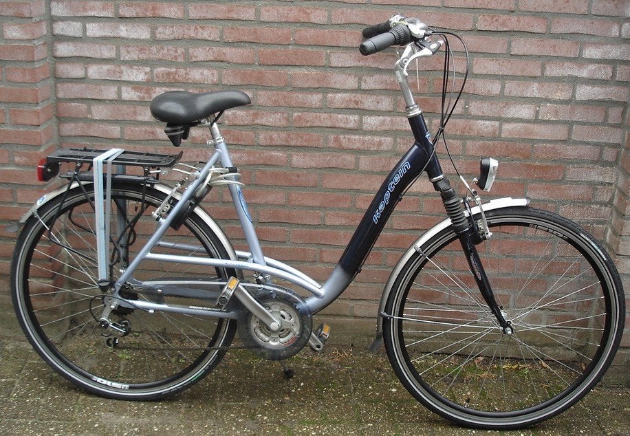 Kaptein Strada Dames 55 cm V21D BL/BL Dames Blauw/Blauw 55cm, -, Velgrem, -, Versnellingen