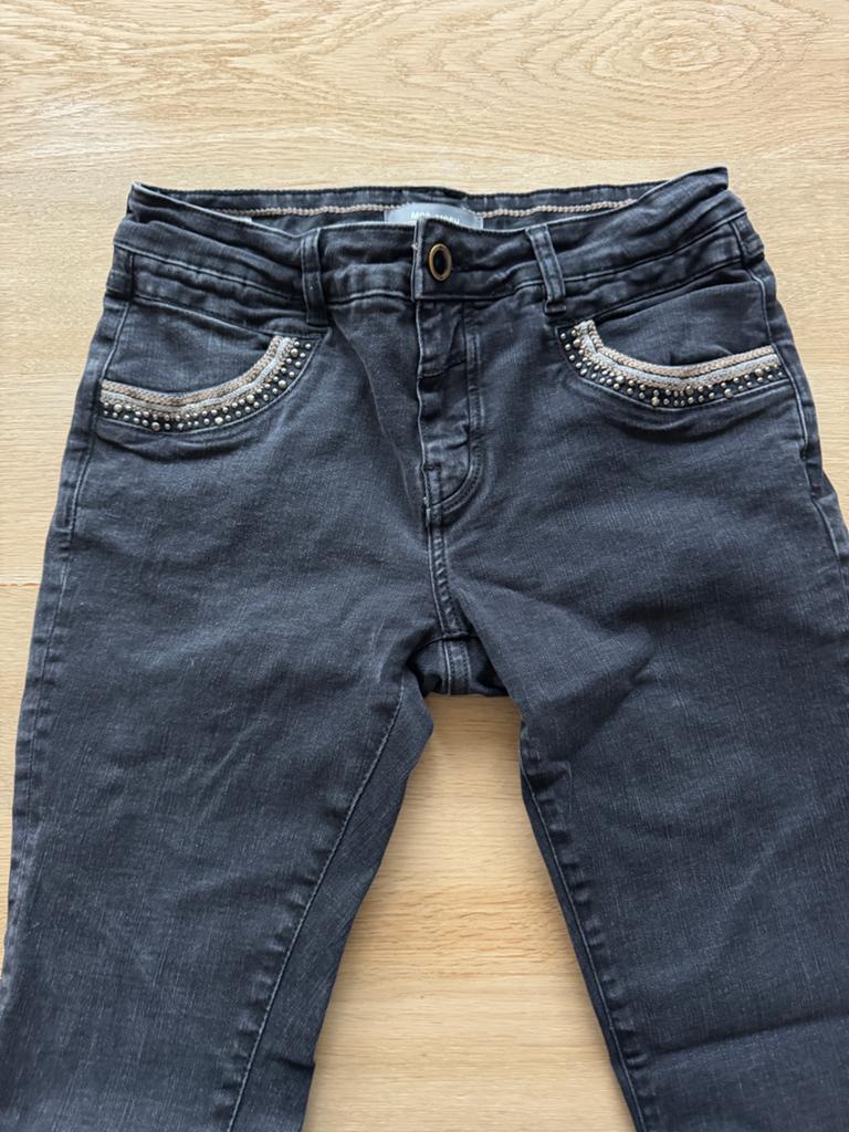 Nieuwe Mos Mosh jeans met details, maat W28-W29, Ophalen of Verzenden, Nieuw, Zwart, W28 - W29 (confectie 36)