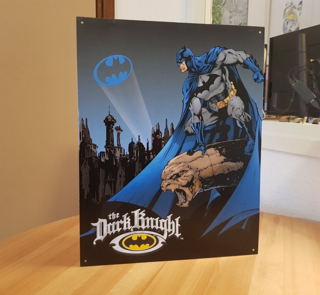 BATMAN metalen wandbord en meer - zie beschrijving, Ophalen of Verzenden, Overige figuren, Plaatje, Poster of Sticker