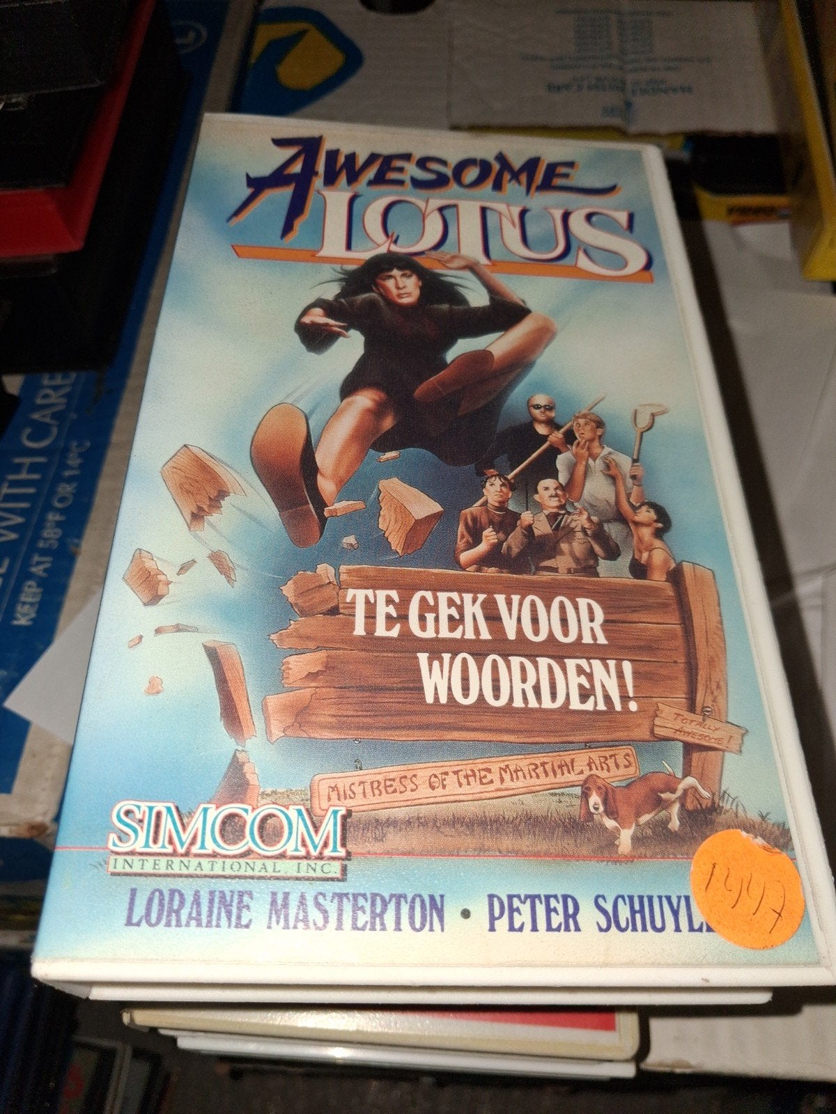 Vhs ex-rental  - Awesome Lotus, Vanaf 16 jaar, Ophalen of Verzenden, Gebruikt, Horror