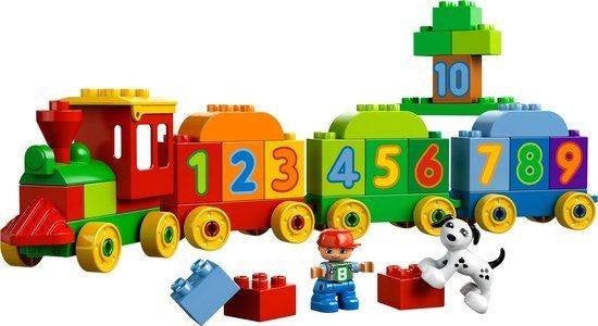 Lego Duplo Cijfertrein 10558 - Complete set, Overige thema's, Ophalen of Verzenden, Zo goed als nieuw, Duplo