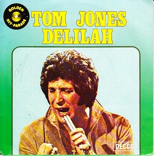 tom jones - delilah / smile, Fotohoes, Ophalen of Verzenden, Gebruikt, Pop