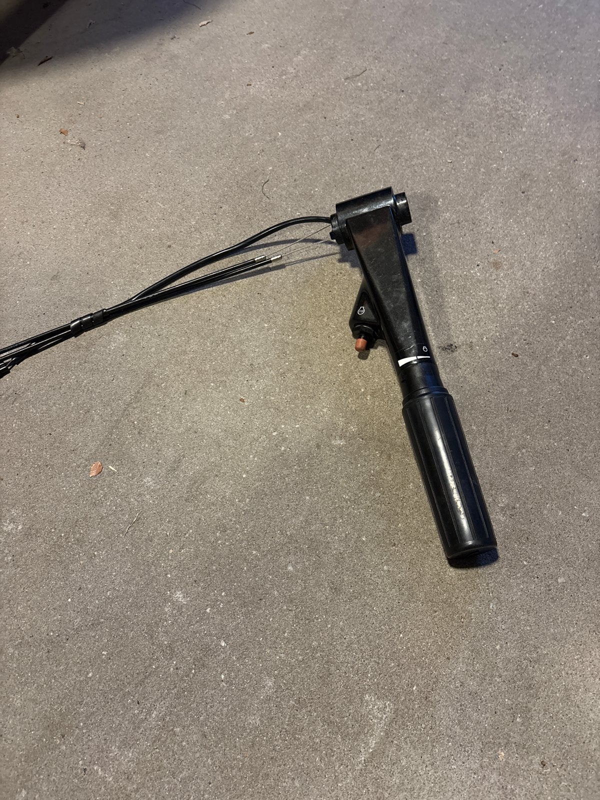 Buitenboordmotor gashendel met kabels en dodemansknop, Ophalen of Verzenden, Gebruikt, Motor en Techniek