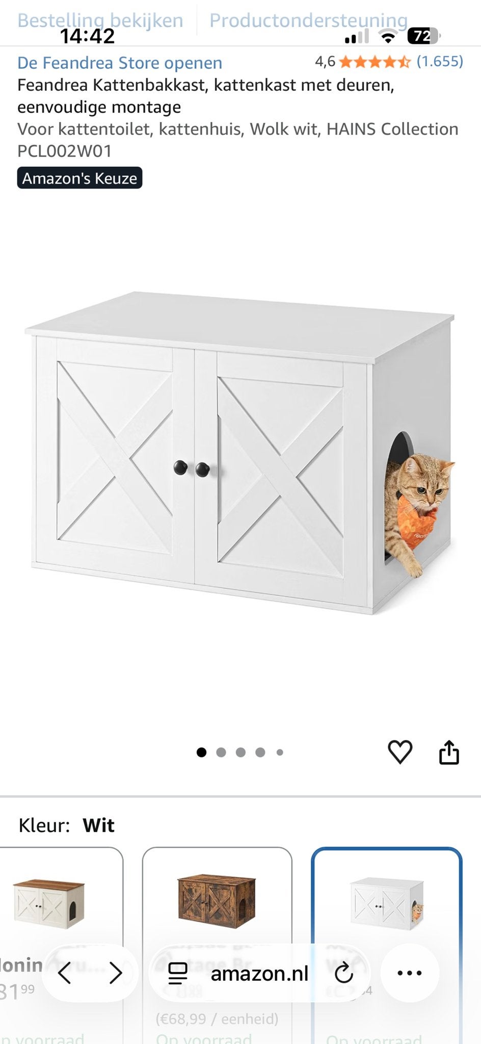 Katten ombouw huis, Ophalen, Gebruikt