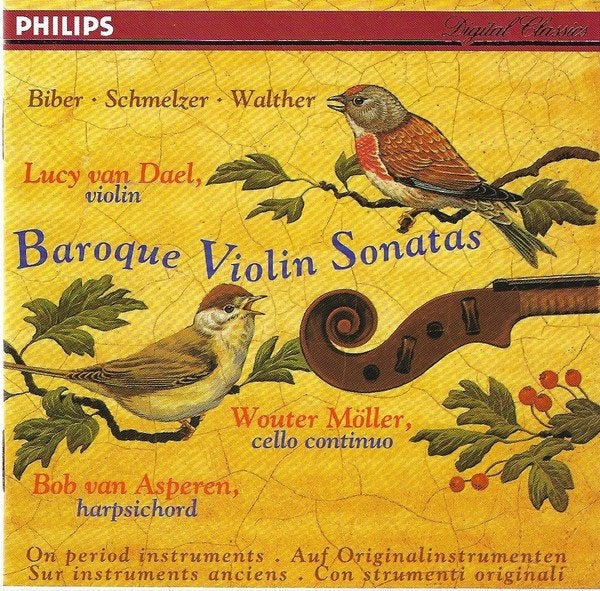 BIBER SCHMELZER WALTHER Baroque violin sonatas CD, Ophalen of Verzenden, Barok, Gebruikt, Kamermuziek