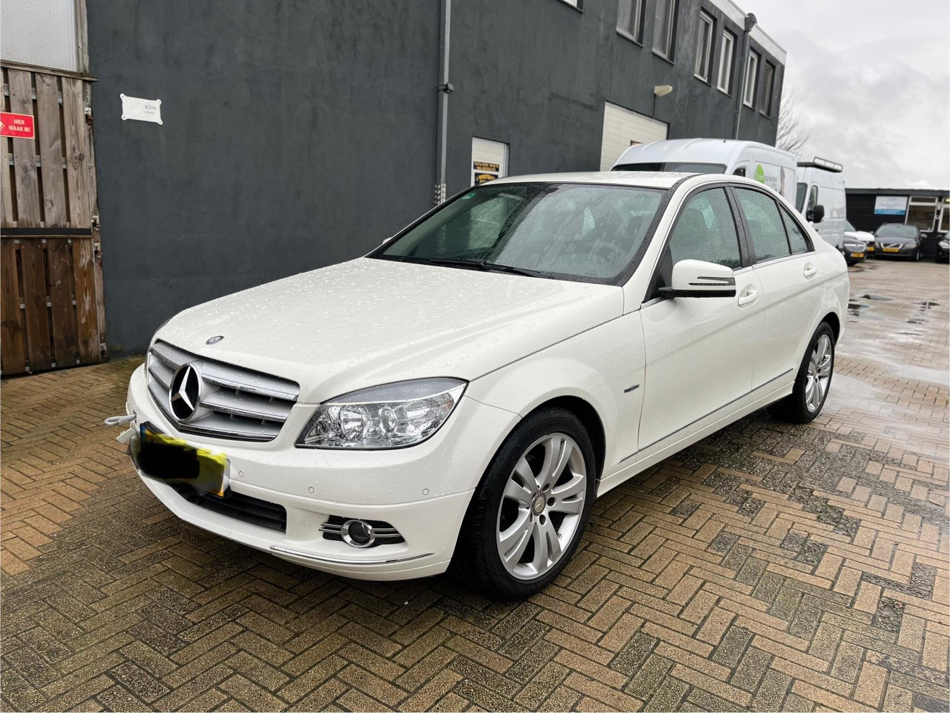 Mercedes-Benz C-klasse 180 CDI BlueEFFICIENCY Business Class, Auto's, Euro 5, Zwart, 4 cilinders, Wit
