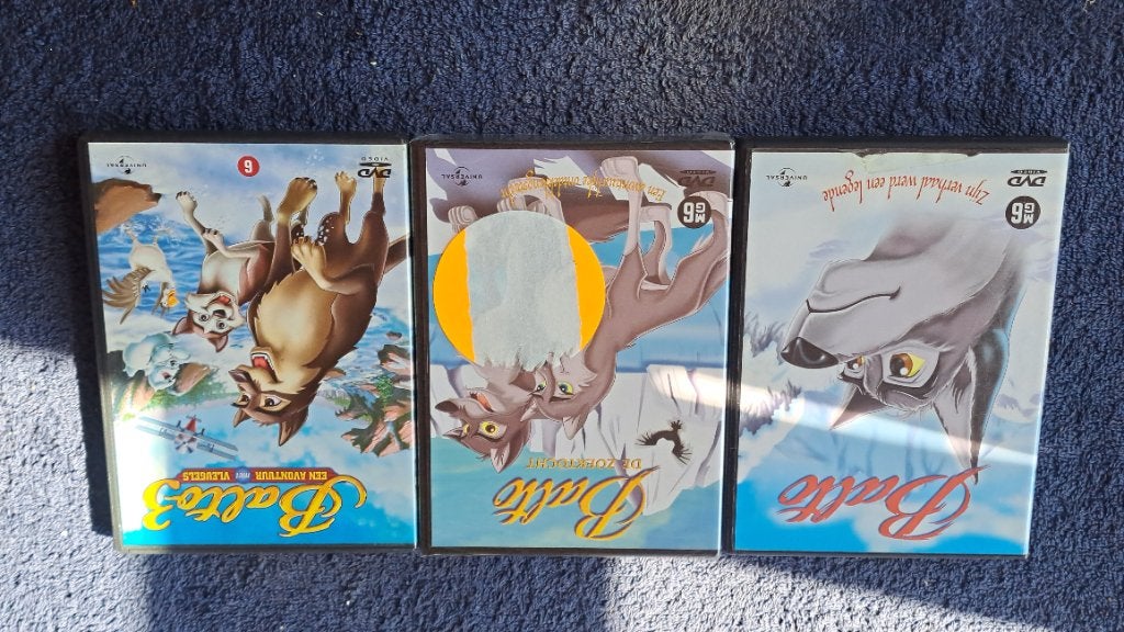 Balto Trilogy, Cd's en Dvd's, Dvd's | Tekenfilms en Animatie, Alle leeftijden, Ophalen of Verzenden, Zo goed als nieuw, Amerikaans