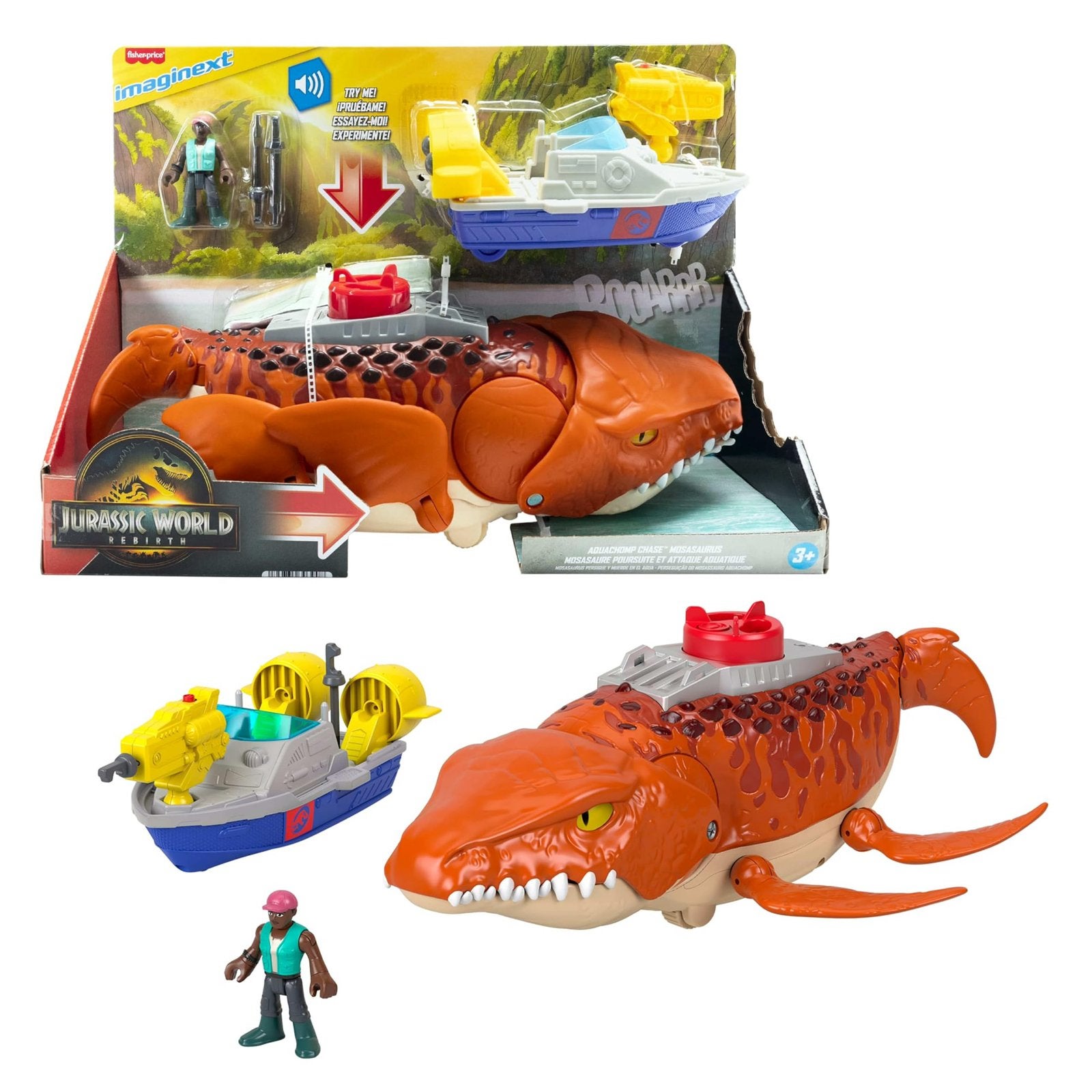 Dino Imaginext Jurassic World Mosasaurus, Verzenden, Nieuw