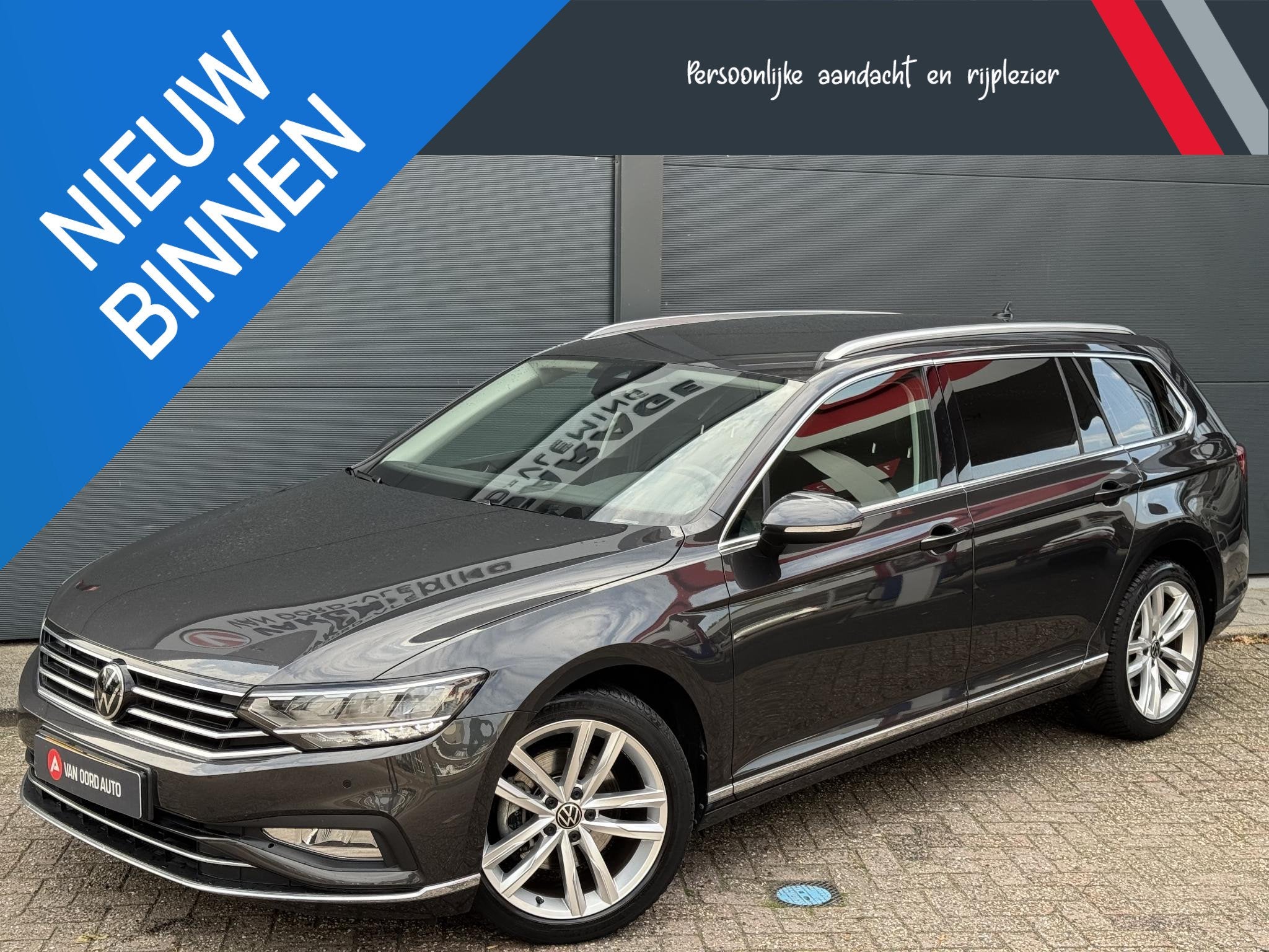 Volkswagen Passat Variant 1.5 TSI R-Line / 100% Onderhoud, Auto's, 4 cilinders, 150 pk, Automatische klimaatregeling, 1600 kg