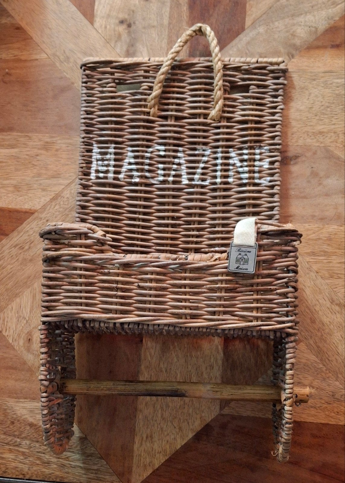 Riviera Maison wc rolhouder met kranten bak, Ophalen of Verzenden