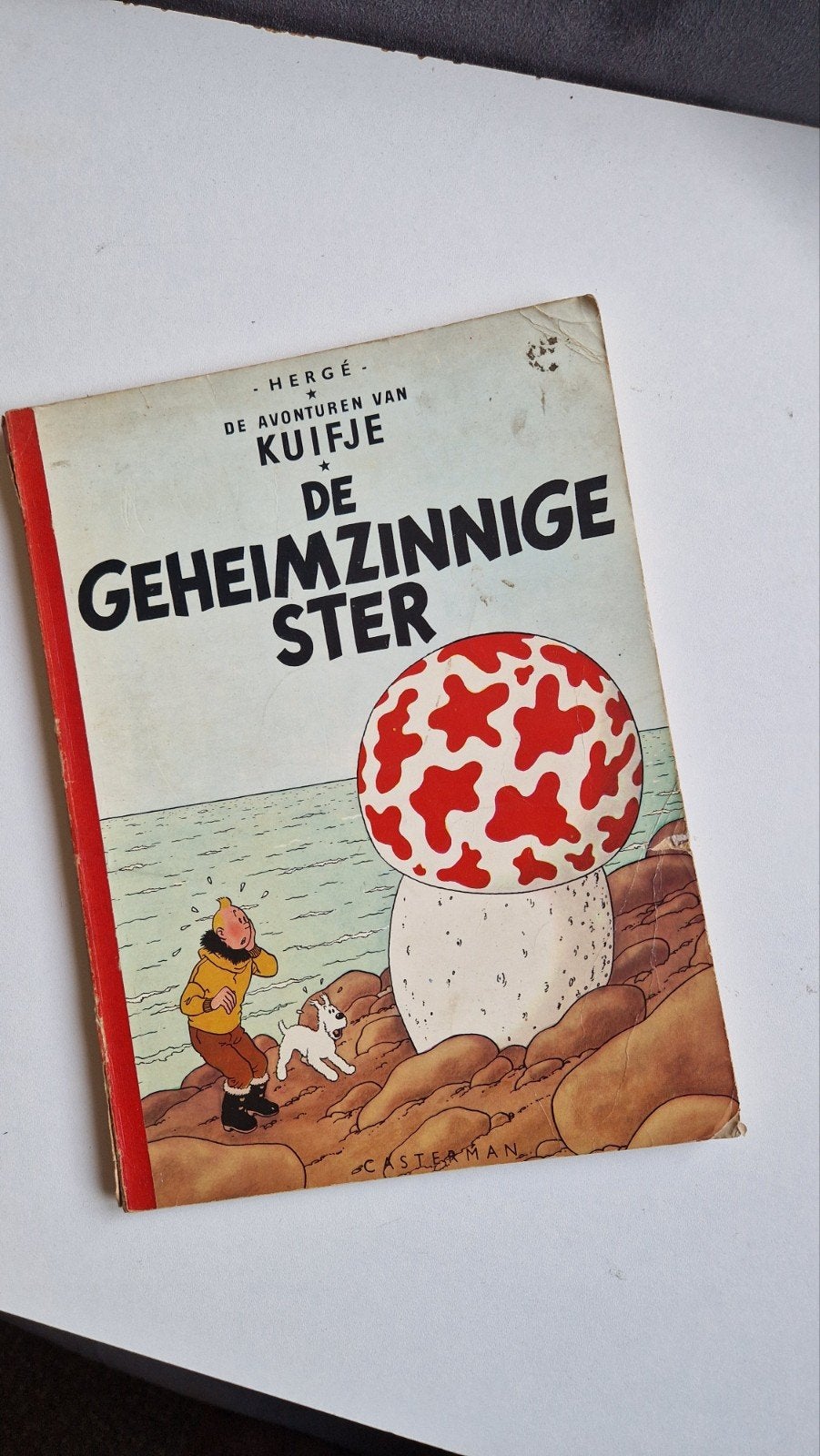 Kuifje: De Geheimzinnige Ster (1947), Boeken, Stripboeken, Gelezen, Eén stripboek, Ophalen of Verzenden