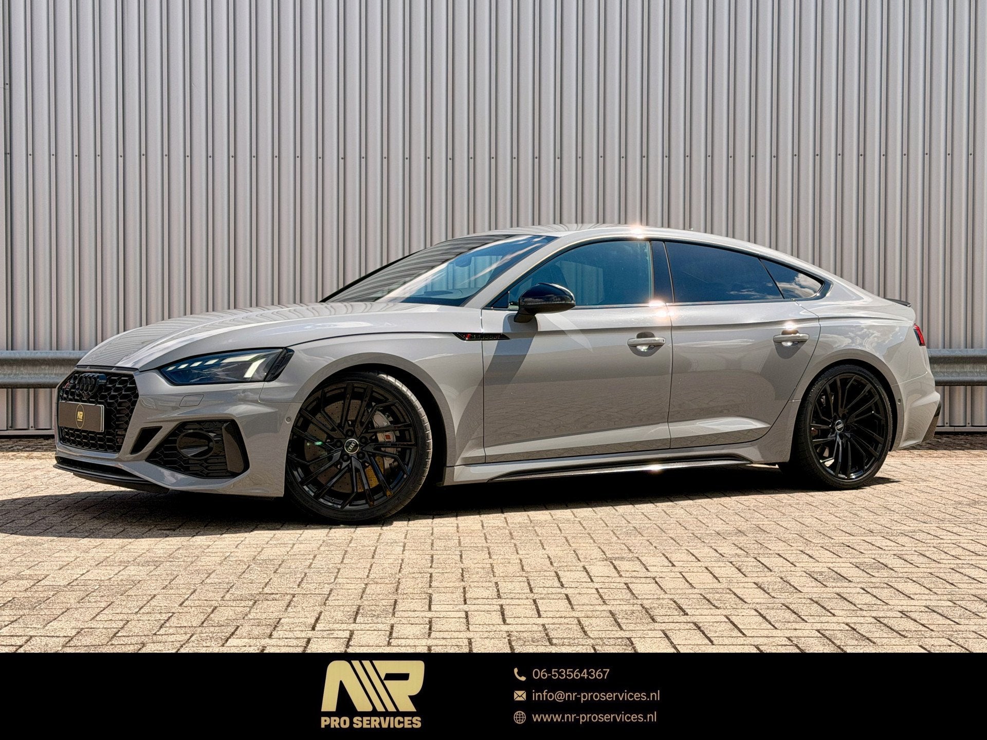 Audi A5 Sportback 2.9 TFSI RS 5 quattro Nardo Grey | Keramis, Auto's, Audi, Automaat, 451 pk, RS5, Bedrijf