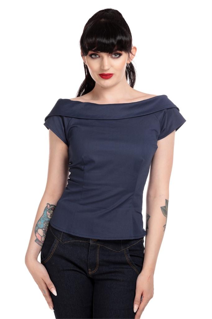Boothals top van Collectif xxs, Blauw, Nieuw, Ophalen of Verzenden, Zonder mouw