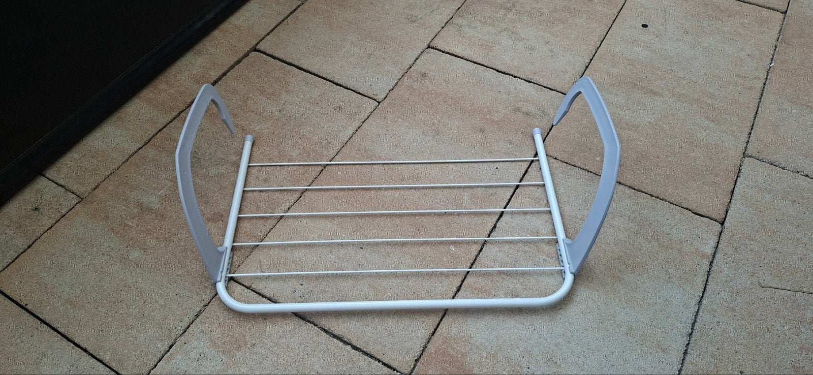 Compact wit wasdroogrek voor boot, camper of thuis, Tuin en Terras, Ophalen of Verzenden, Zo goed als nieuw, Wasrek