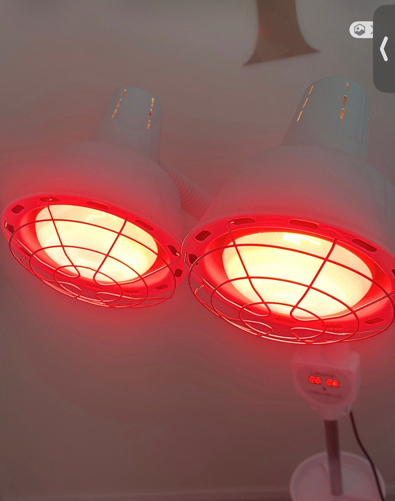 LIROMA Infraroodlamp Dubbele Kop, Muziek en Instrumenten, Licht en Laser, Ophalen, Zo goed als nieuw, Licht