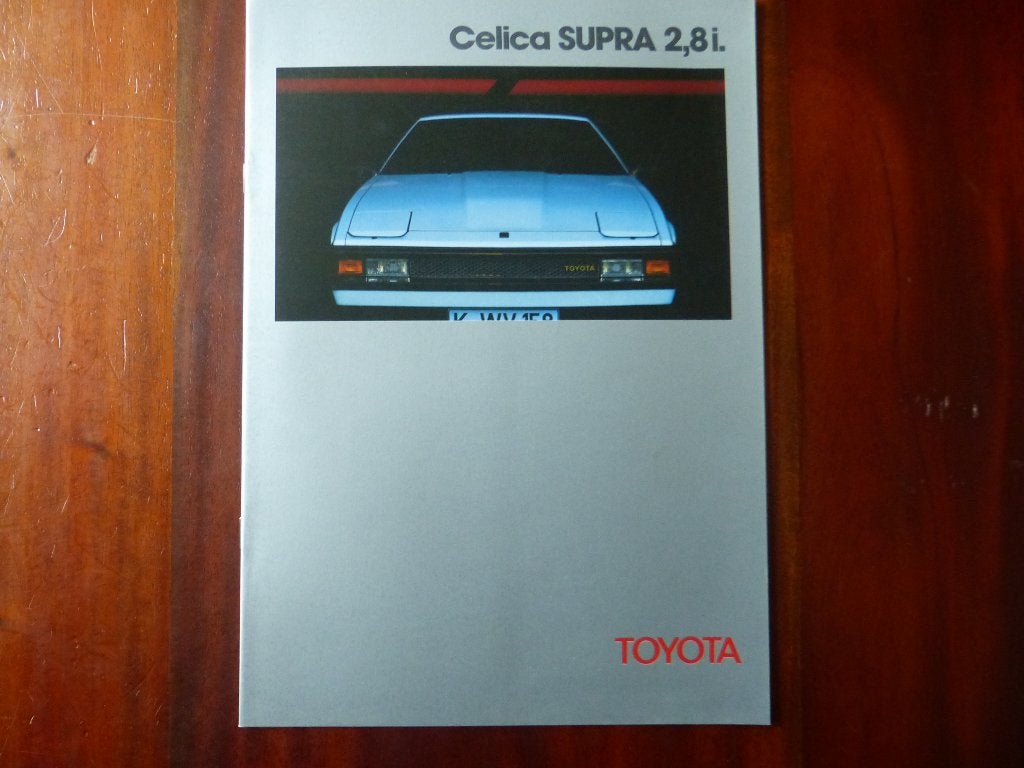 Toyota Celica Supra 2.8i 1982 1983 brochure  Duits, Verzenden, Nieuw, Toyota