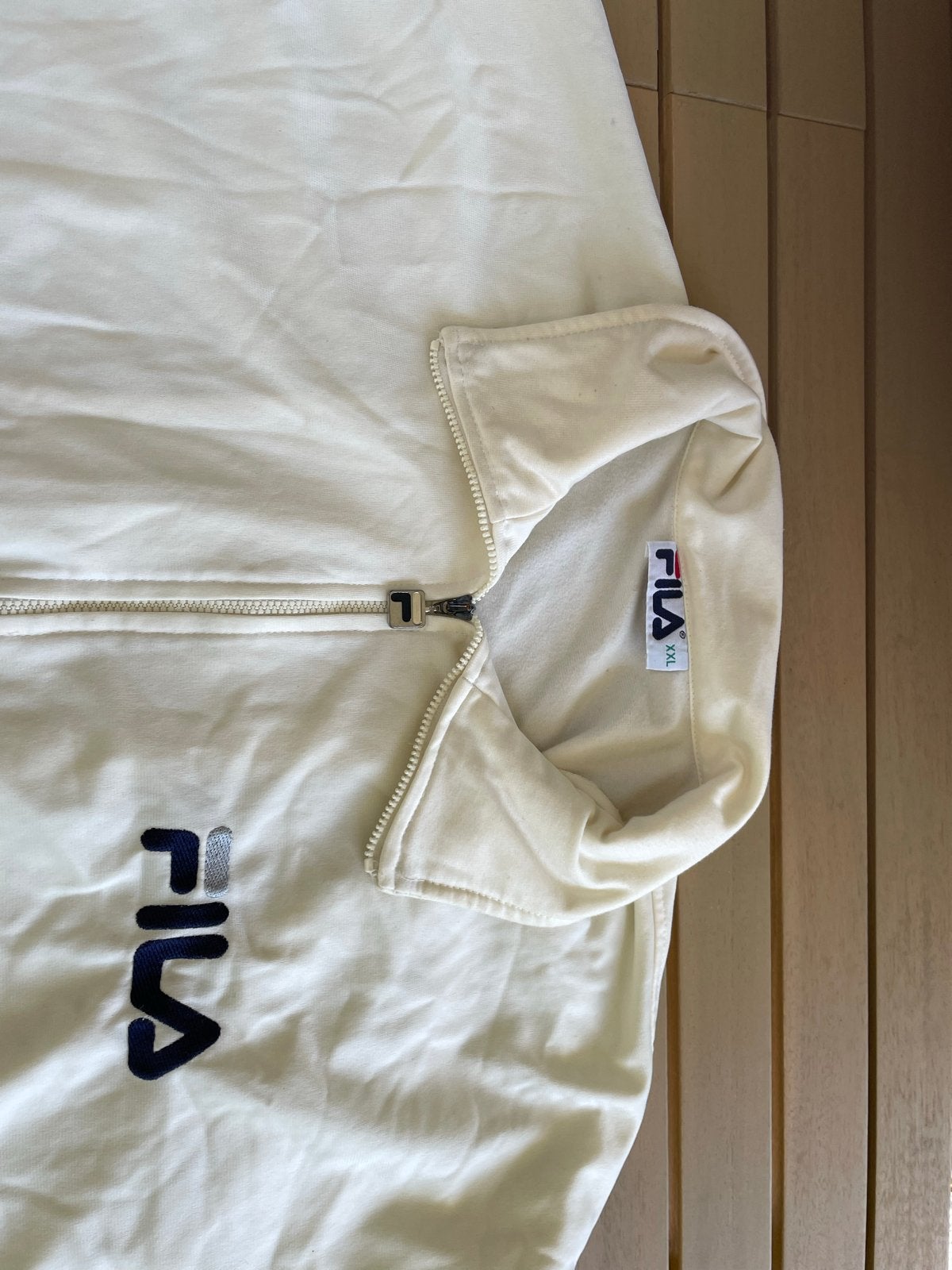 Vintage Fila trainingsjack maat XXL, Ophalen of Verzenden, Gedragen, Overige maten, Wit
