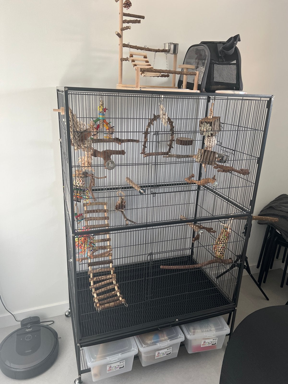 Keddoc vogelkooi 94x58,4x152,4 cm, Ophalen, Nieuw, Metaal, Vogelkooi